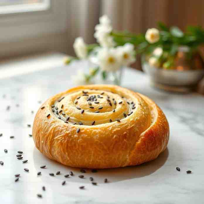Sweet & Flaky Poppy Seed Roll Pastry - Bake Today